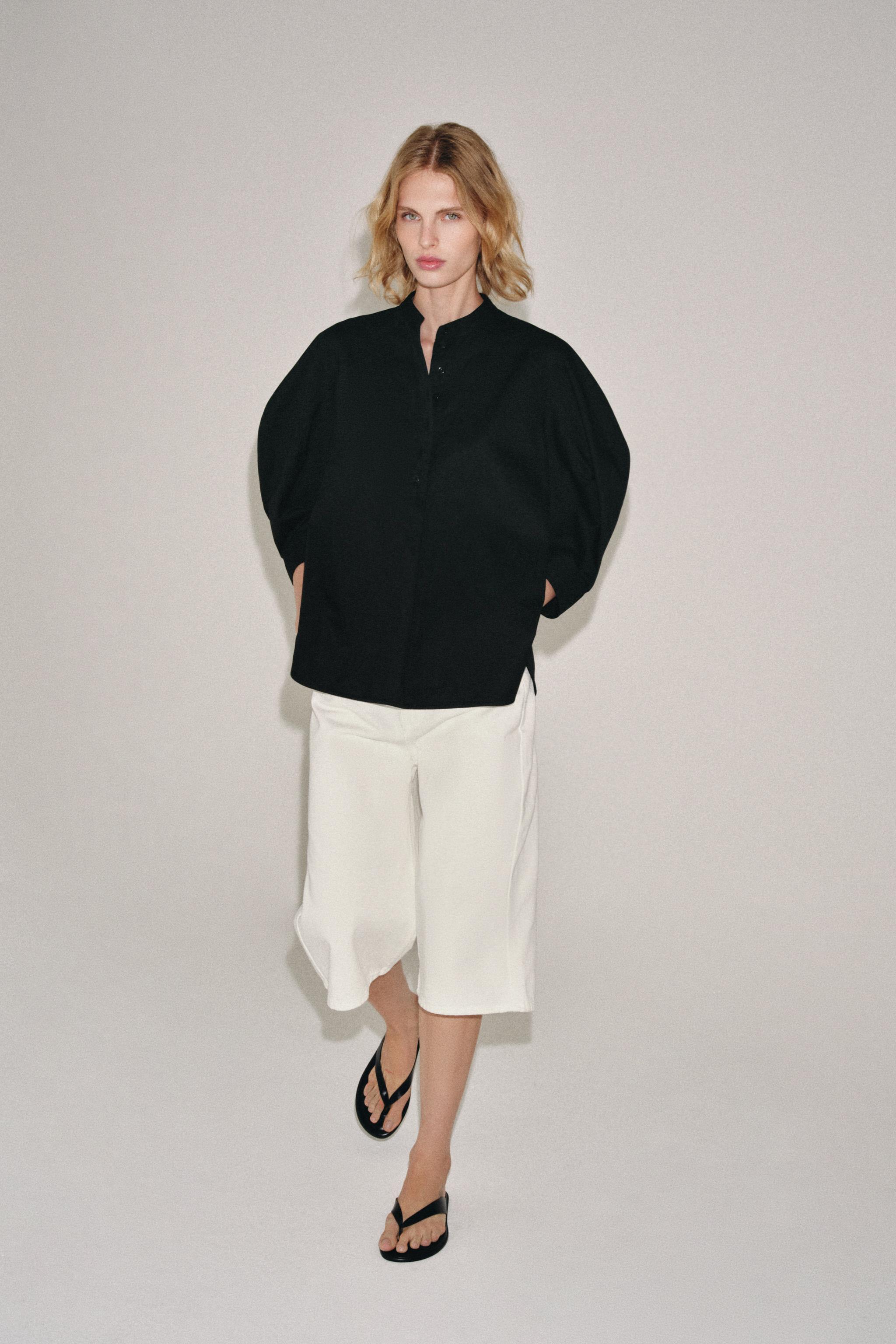 ZW COLLECTION PUFF SLEEVE SHIRT